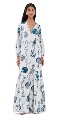 Isla & White Frances Dress Sundeck L