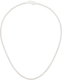 Hatton Labs Silver Rope Chain Necklace