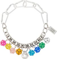 Chopova Lowena Silver 'Roll The Dice' Necklace