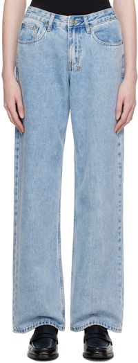 Ksubi Jean bleu à taille basse