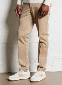 Hackett - Pantalon chino en coton mélangé - Taille 34 - Beige