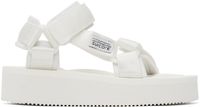 SUICOKE White DEPA-2PO Sandals