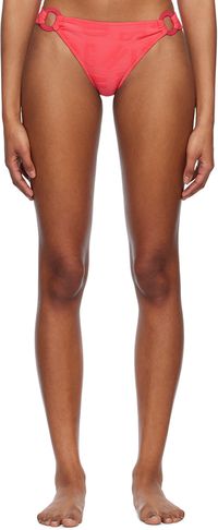 Moschino Pink O-Ring Bikini Bottoms