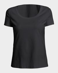 Cotton-Stretch Basic Tee