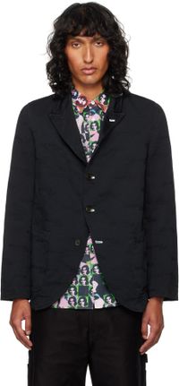 Comme des Garçons Shirt Veston 'Strong Will' bleu marine