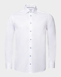 Men's Slim Fit Twill Dress Shirt