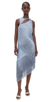 ALEXIS Costa Dress Blue Jacquard XL