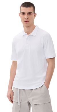 Reigning Champ Solotex Mesh Tiebreak Standard Polo White XL