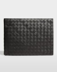 Men's Intrecciato Leather Wallet