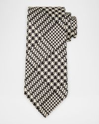 Men's Houndstooth Silk Tie