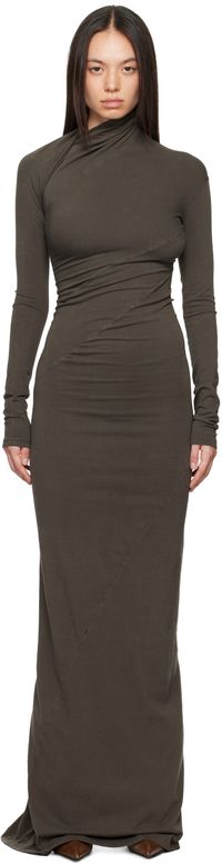 Ottolinger Brown Twisted Maxi Dress