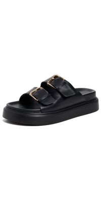 Tony Bianco Jagger Sandals Black Nappa 41