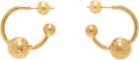 Jean Paul Gaultier Gold 'The Piercing' Earrings