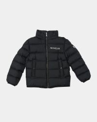 Boy's Bajan Airsoft Hooded Zip-Front Down Jacket, Size 12-14