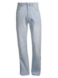 Men's ERL x Levi's 501 Raw-Edge Five-Pocket Jeans - Blue - Size 28