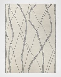 Tangiers Hand-Tufted Ivory/Black Rug, 8' x 10'