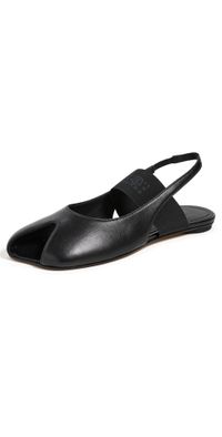 MM6 Maison Margiela Anatomic Numeric Slingback Sandals Black 37
