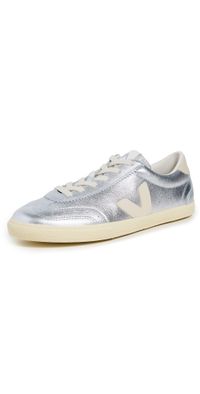 Veja Volley O. T. Leather Sneakers Silver/Pierre 40