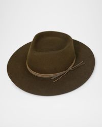 India Wool Felt Fedora Hat