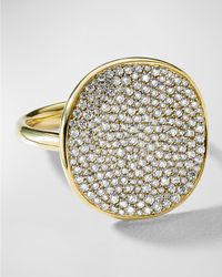 Flower Ring in 18K Gold with Diamonds