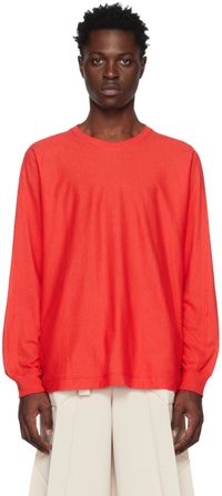 HOMME PLISSÉ ISSEY MIYAKE Red Release-T 1 Long Sleeve T-Shirt
