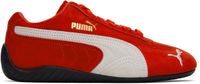 PUMA Red & White Speedcat OG Sneakers