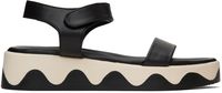 Ancient Greek Sandals Black Salamina Sandals