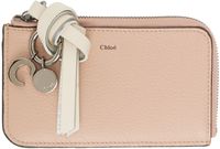 Chloé Pink Alphabet Card Holder