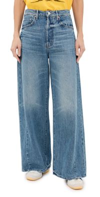 MOTHER Lil Pipe Dream Button Sneak Jeans Folk Star 26