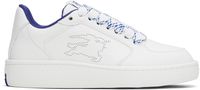 Burberry White Leather Stock Sneakers