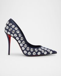 100mm Miss Z Silk Crystal Pumps