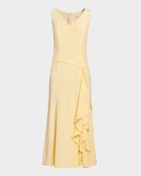 Emerson Draped Silk Crepe De Chine Maxi Dress