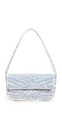 STAUD Tommy Bag Light Blue/Cream One Size