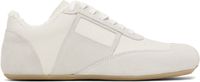 MM6 Maison Margiela White & Gray Anatomic Sneakers