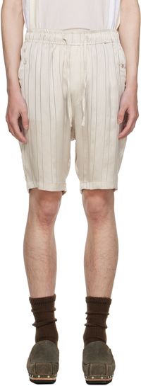 NEEDLES Beige String Cowboy Shorts