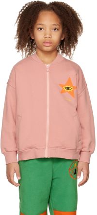 Jellymallow Enfant | Blouson rose à image à logo