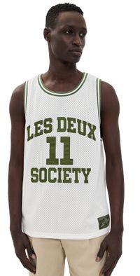 Les Deux Silas Mesh Tank Top Light Ivory L