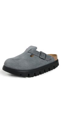 Birkenstock Boston Chunky Clogs Basalt Grey 37