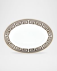 Labirinto Ebano Oval Flat Platter