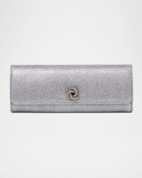 Mini Robbie Metallic Flap Clutch Bag