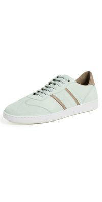 FERRAGAMO Achille 1 Sneakers Stone Blue 9.5