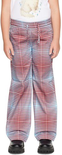 Charles Jeffrey LOVERBOY SSENSE Exclusive Kids Blue & Red Trousers