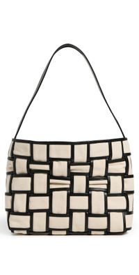 St. Agni Border Woven Mini Tote Canvas One Size