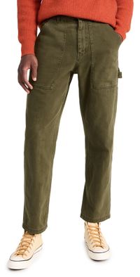 Alex Mill Painter Pants in Recycled Denim Military Olive 33