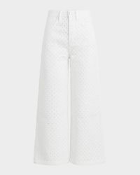 The Masha Super High-Rise Wide Cropped Jeans