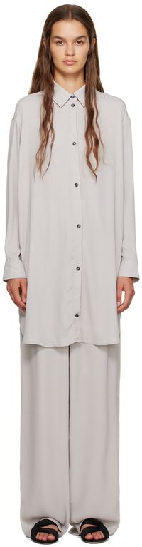 Han Kjobenhavn Gray Fluid Shirt