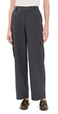 Another Girl Tailored Cargo Trousers Grey L