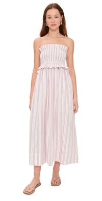 POSSE Coby Strapless Dress Vintage Stripe XL