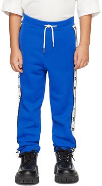 Marni Enfant| Pantalon de détente bleu à garniture sur les côtés