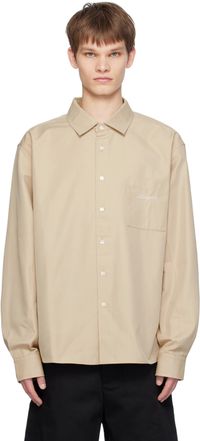 Axel Arigato Beige Flow Shirt